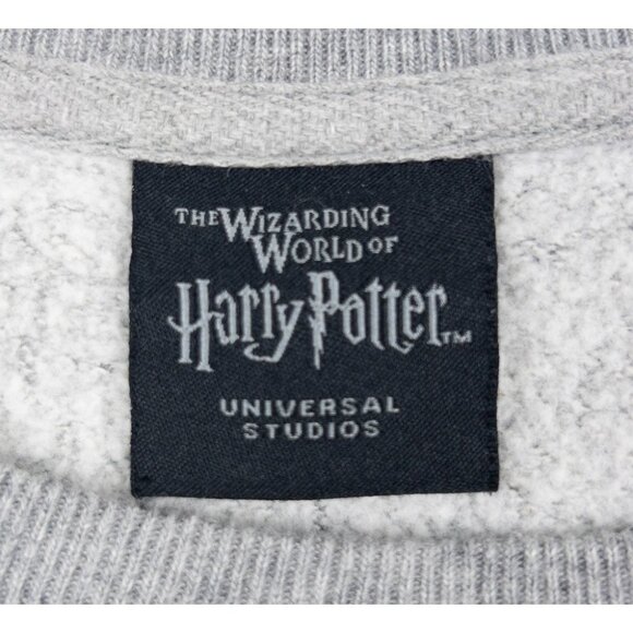 Harry Potter Ravenclaw Sweatshirt Adult Large Gray Universal Studios Wizarding - Picture 3 of 13